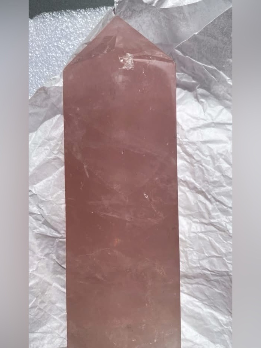 Rose Quartz Display Large Tower - Picture 5 of 6